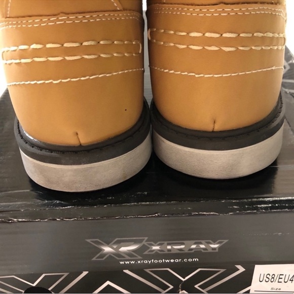 Xray Footwear Dahill Men's High Top Boots Wheat Color Size 9 New in Box - Picture 8 of 16